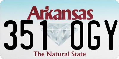 AR license plate 351OGY