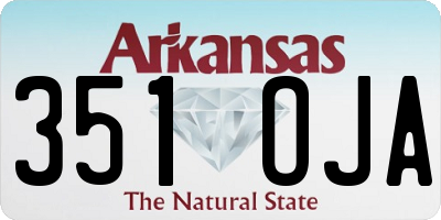 AR license plate 351OJA