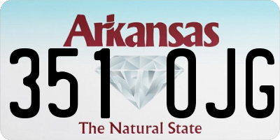AR license plate 351OJG