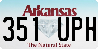 AR license plate 351UPH