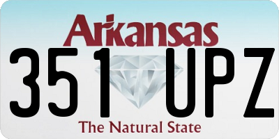 AR license plate 351UPZ