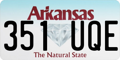 AR license plate 351UQE