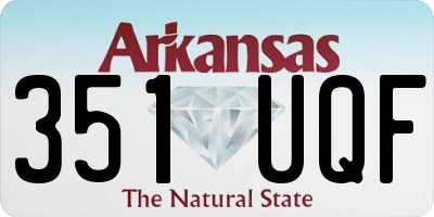 AR license plate 351UQF