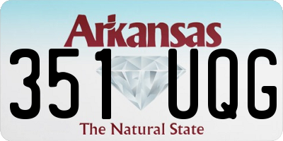 AR license plate 351UQG