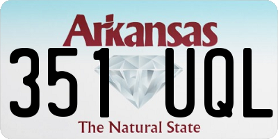 AR license plate 351UQL