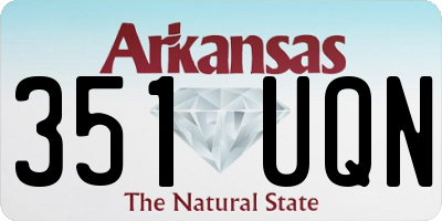 AR license plate 351UQN