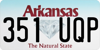 AR license plate 351UQP
