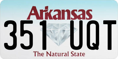 AR license plate 351UQT