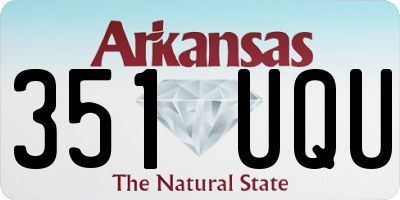 AR license plate 351UQU