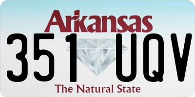 AR license plate 351UQV