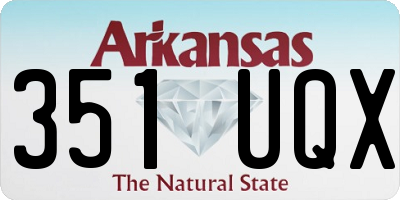 AR license plate 351UQX
