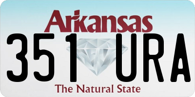 AR license plate 351URA