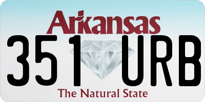 AR license plate 351URB