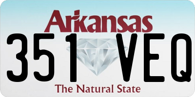 AR license plate 351VEQ