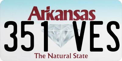 AR license plate 351VES