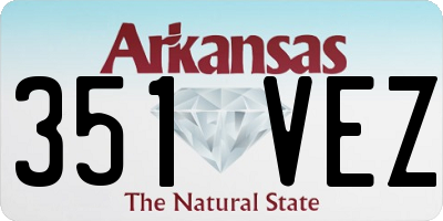 AR license plate 351VEZ