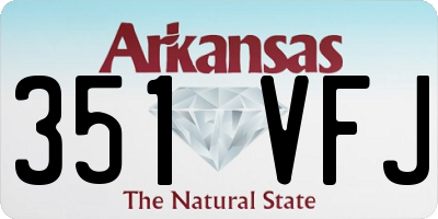 AR license plate 351VFJ