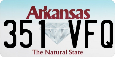 AR license plate 351VFQ
