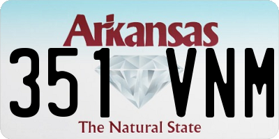 AR license plate 351VNM