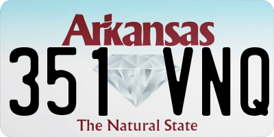 AR license plate 351VNQ