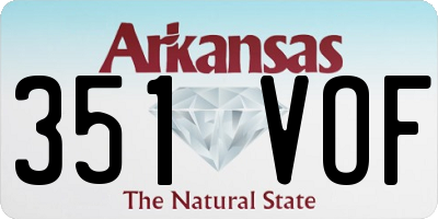 AR license plate 351VOF