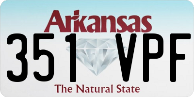 AR license plate 351VPF