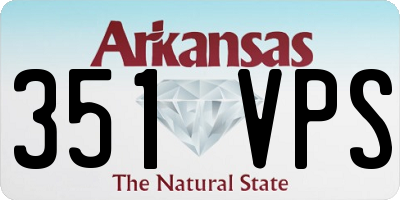 AR license plate 351VPS