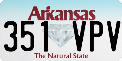 AR license plate 351VPV