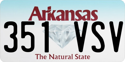 AR license plate 351VSV