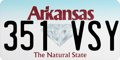 AR license plate 351VSY
