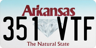 AR license plate 351VTF