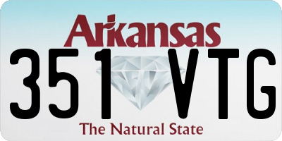 AR license plate 351VTG