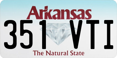 AR license plate 351VTI