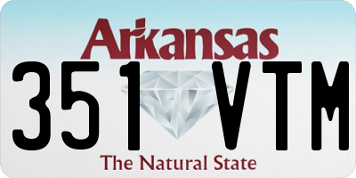 AR license plate 351VTM