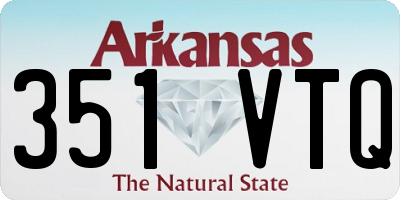 AR license plate 351VTQ