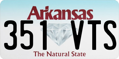 AR license plate 351VTS