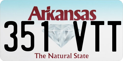 AR license plate 351VTT