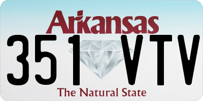 AR license plate 351VTV