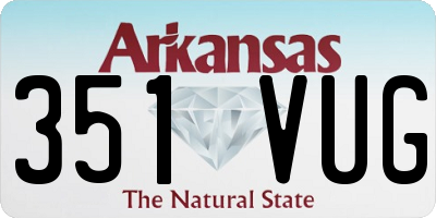 AR license plate 351VUG
