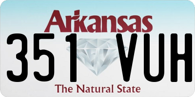 AR license plate 351VUH