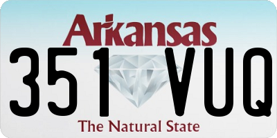 AR license plate 351VUQ