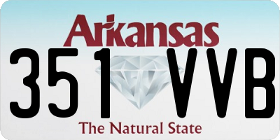 AR license plate 351VVB