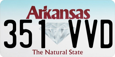 AR license plate 351VVD