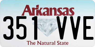 AR license plate 351VVE