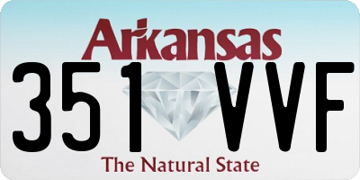 AR license plate 351VVF