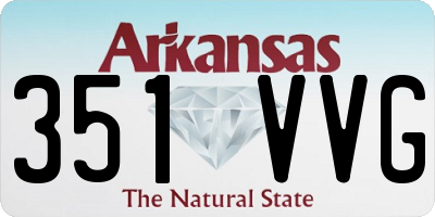 AR license plate 351VVG