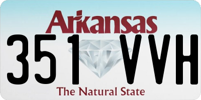 AR license plate 351VVH