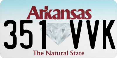 AR license plate 351VVK