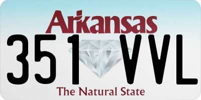 AR license plate 351VVL