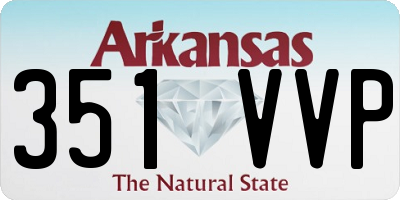 AR license plate 351VVP
